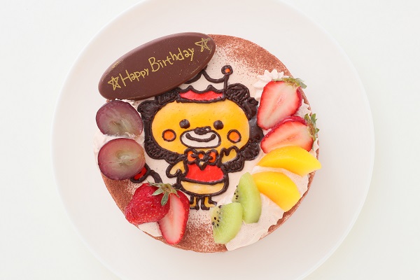 イラスト1体のみ お絵かきケーキ ショコラ 5号 15cm 
