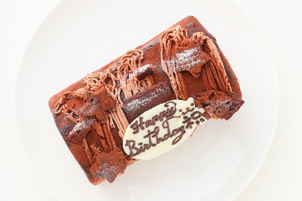 濃厚チョコレートクリームデコレーションロールケーキ 13.5cm 2