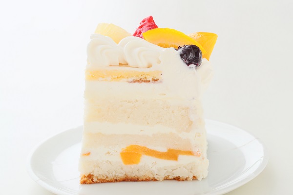 ファーストバースデー 写真ケーキ 1キャンドル付き 卵抜き豆乳クリームケーキ DX 26cm×26cm 5