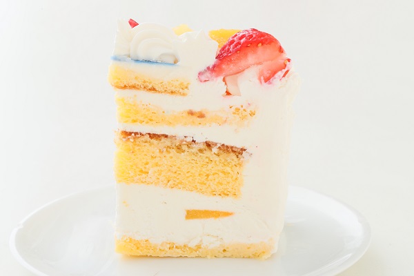 ファーストバースデー 写真ケーキ 1キャンドル付き 豆乳クリームケーキ SDX 26cm×37cm 5