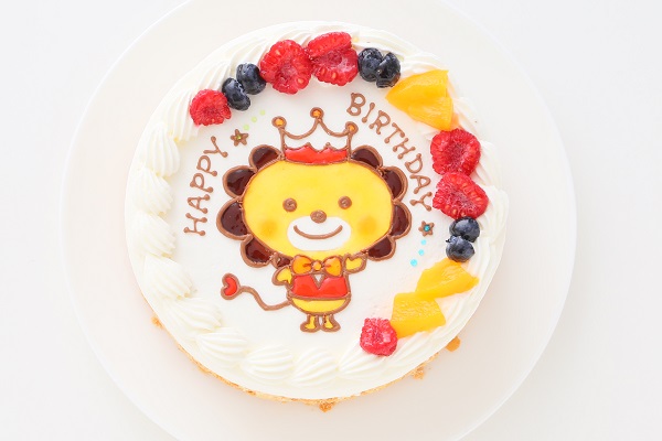 イラストケーキ レアチーズ 4号 12cm