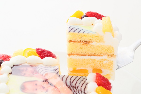写真ケーキ グルテンフリーケーキ豆乳クリーム 5号 （15cm×15cm）ベビー&キッズ 3