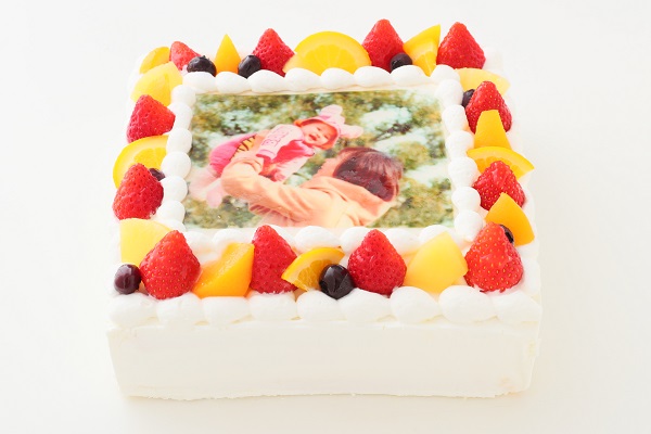 写真ケーキ グルテンフリーケーキ豆乳クリーム SDX 26cm×37cm ベビー&キッズ 2
