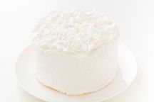 スマッシュケーキ ヨーグルト ファーストバースデーケーキ ホワイト×ホワイト 5号 15cm 1