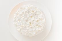 スマッシュケーキ ヨーグルト ファーストバースデーケーキ ホワイト×ホワイト 5号 15cm 2