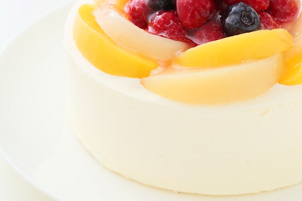7種のフルーツフレーバー入り  花束みたいなバースデーケーキ 16cm 誕生日ケーキ 10