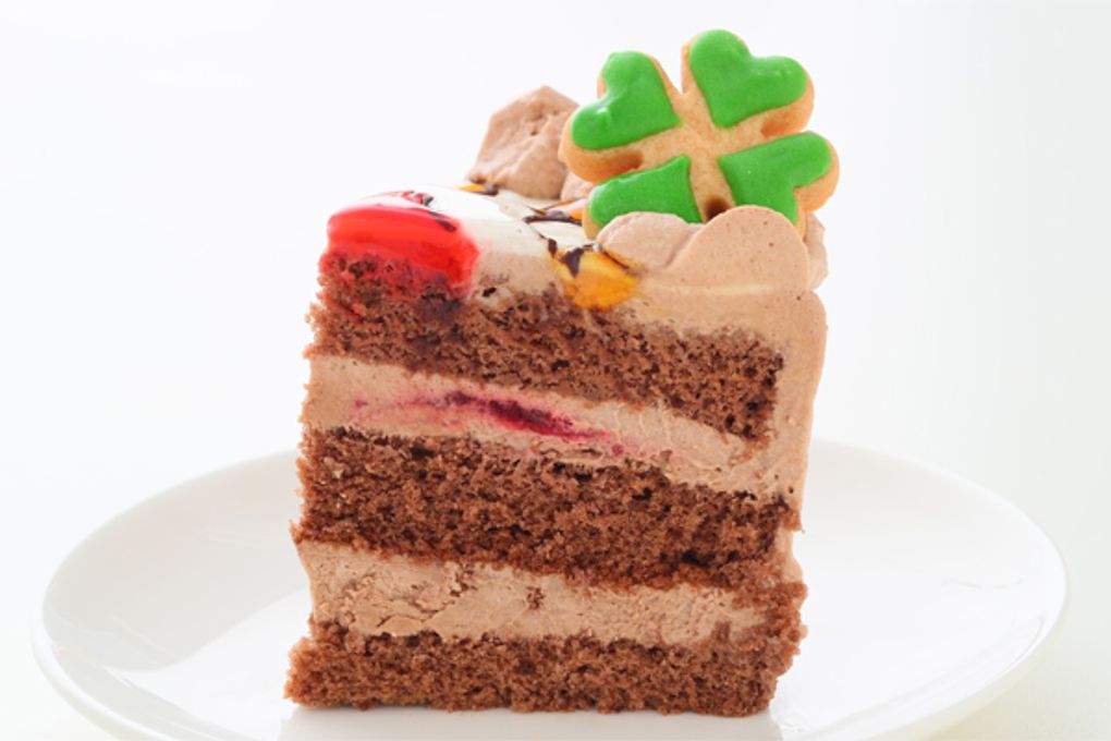 生チョコ苺ショート イラストケーキ アイシングクッキーケーキ 5号 15cm ギフトに最適 8