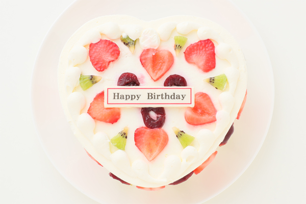 輪切りフルーツ ハート 5号 15cm（菓子工房Kanon） | Cake.jp