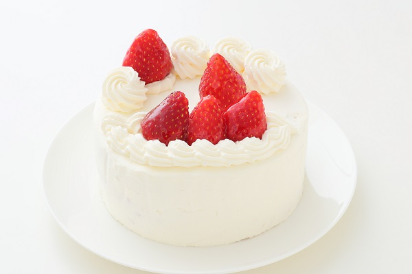 純生苺ショート Lovelyアイシングクッキーケーキ  文字入りアイシング 5号 15cm （お得なアイシングセットです） ギフトに最適 3