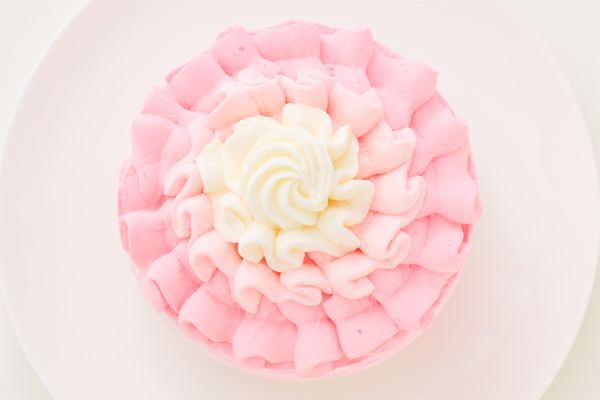 スマッシュケーキ ピンク 4号 12cm（Reve） | Cake.jp