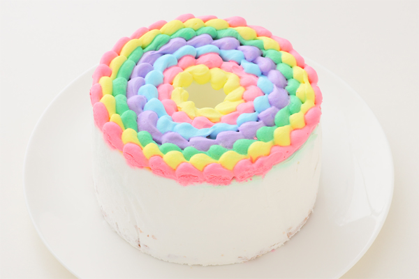 カラフルシフォンケーキ 6号 18cm（blanctigre〜due〜） | Cake.jp