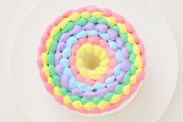 カラフルシフォンケーキ 5号 15cm（blanctigre〜due〜） | Cake.jp