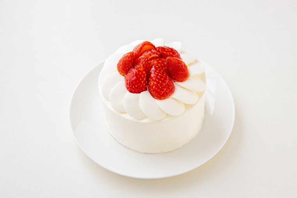 イチゴ生デコレーションケーキ 4号/3個セット（Cake.jp ORIGINAL