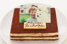 低糖質ケーキ 写真ケーキ ティラミス 18×17cm 6.5号 2