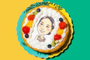 似顔絵ケーキ 生クリーム 5号 15cm