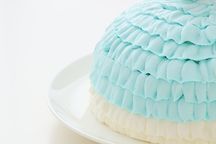 乳製品・小麦粉除去可能 ドールケーキ ブルー 6号 18cm 8
