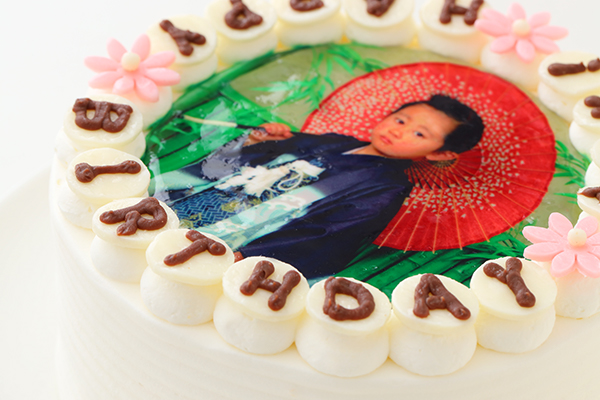 写真ケーキ 生クリーム 4号 12cm 6