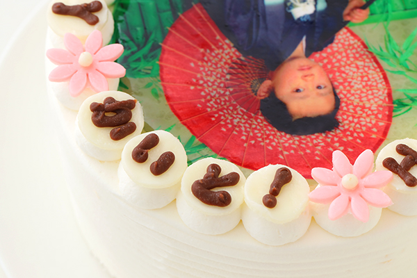 写真ケーキ 生クリーム 4号 12cm 7