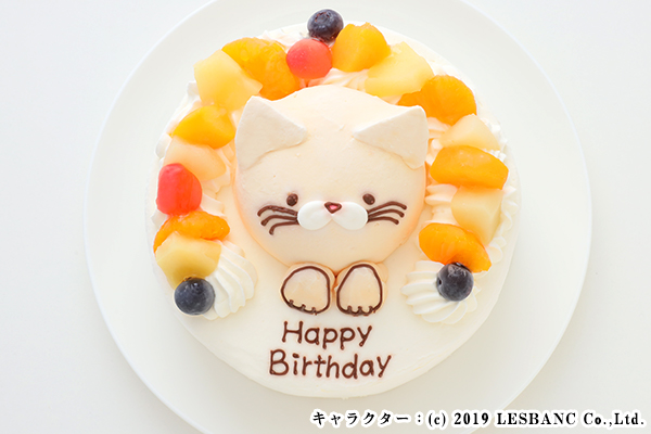 吾輩の一杯は猫であるコラボ商品 シロイノ 5号 15cm（カトルセゾン菓子