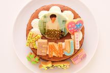 ＴＯＲＯＫＥＲＵクラシックショコラ フォトケーキ アイシングクッキーケーキ 写真ケーキ 5号 15cm 【お好きなイラストも人気です】 3