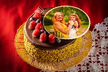 写真ケーキ ガトーショコラ 5号 15cm 1