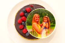 写真ケーキ ガトーショコラ 5号 15cm 2