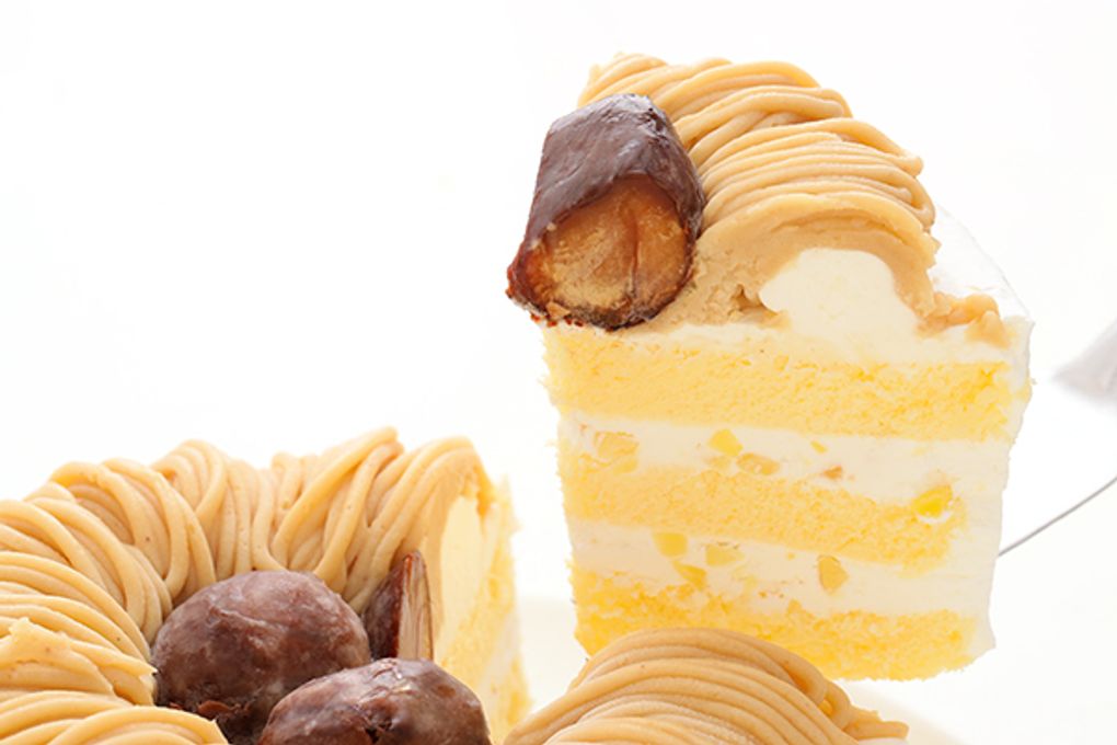 写真ケーキ モンブランスポンジ 5号 15cm 4