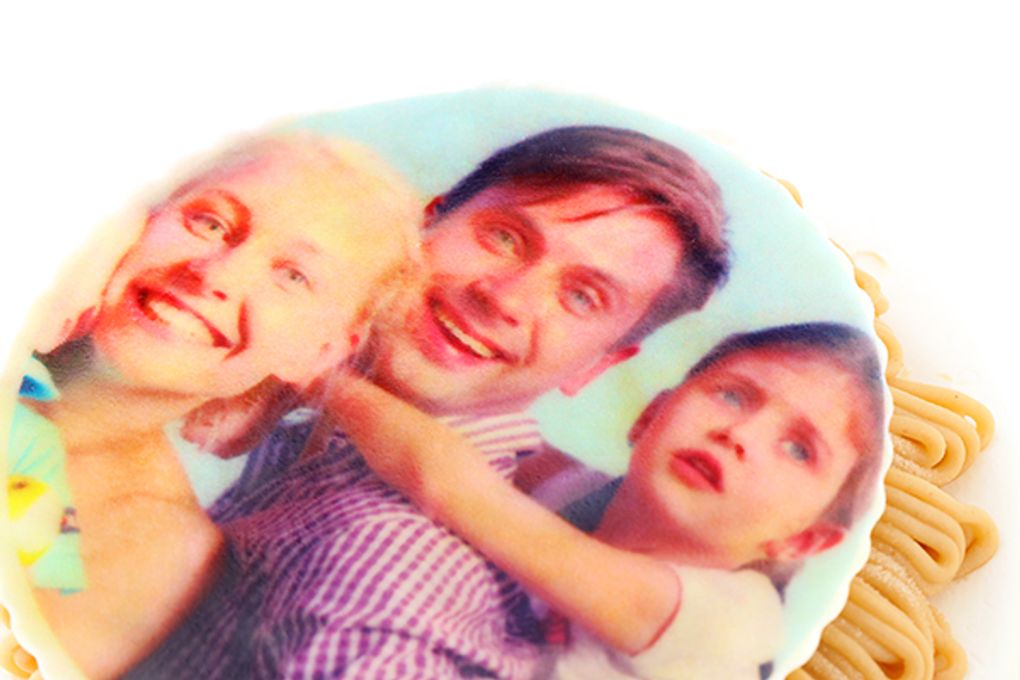 写真ケーキ モンブランスポンジ 5号 15cm 5