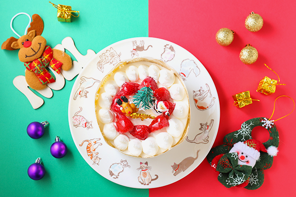 クリスマスケーキ2025乳製品・小麦粉除去可能 デコレーション