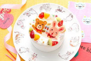ポップアップイラストフォトケーキ 5号 15cm