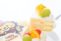 イラストケーキ オリジナルケーキ 生クリーム 6号 18cm 4
