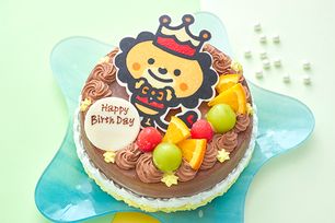 イラストケーキ オリジナルケーキ チョコケーキ 5号 15cm