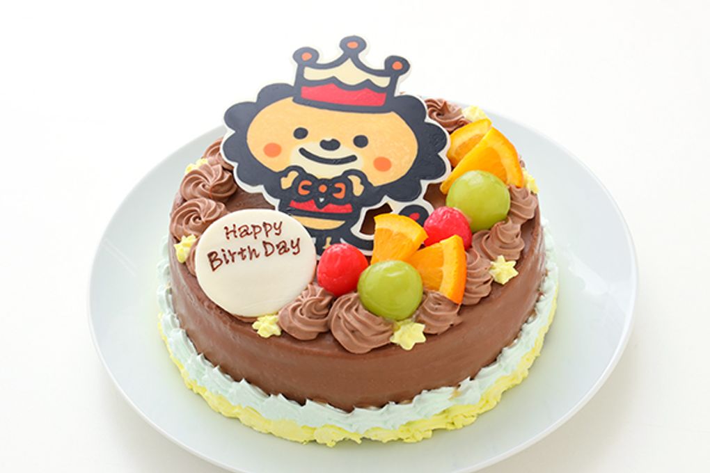 イラストケーキ オリジナルケーキ チョコケーキ 5号 15cm 2