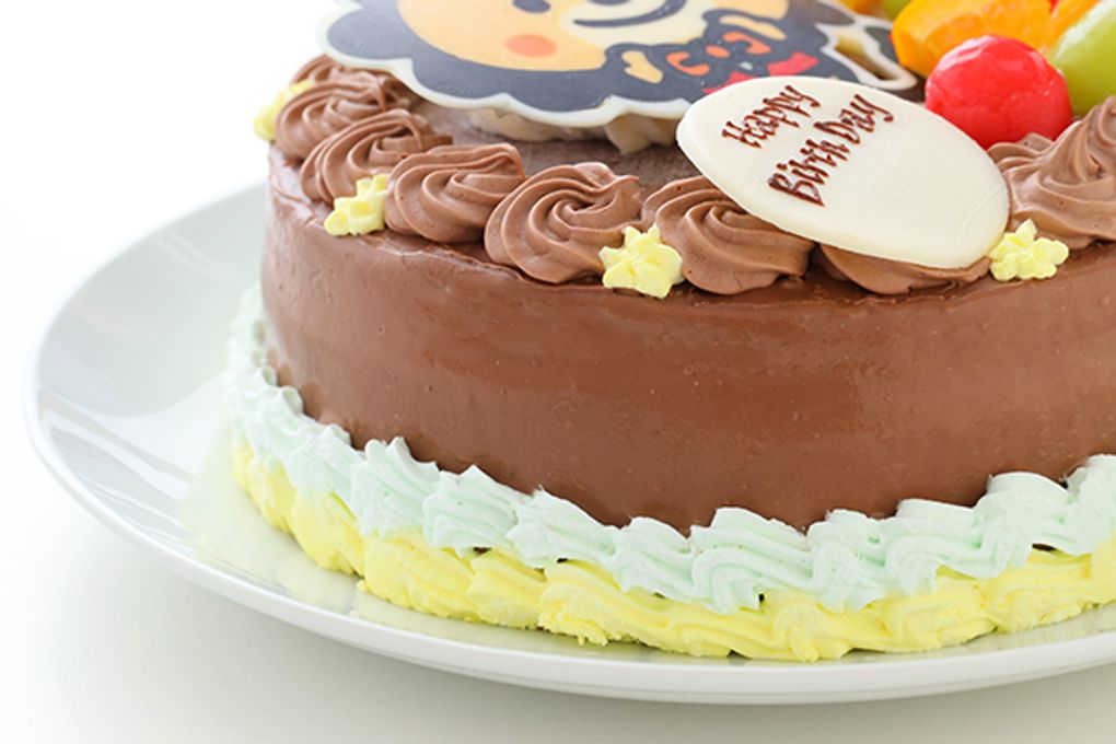 イラストケーキ オリジナルケーキ チョコケーキ 5号 15cm 6