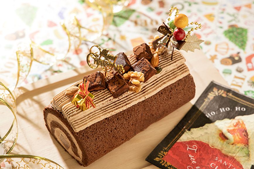 【スイーツSaccho】とろける生チョコまるごと！Xmasノエル 17×8cm