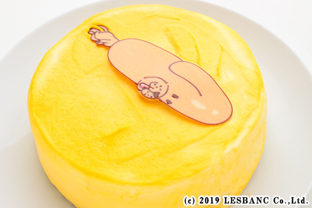 韓国ケーキ 5号 イエロー いちご 丸のキャラフォトケーキ 15cm センイルケーキ 5