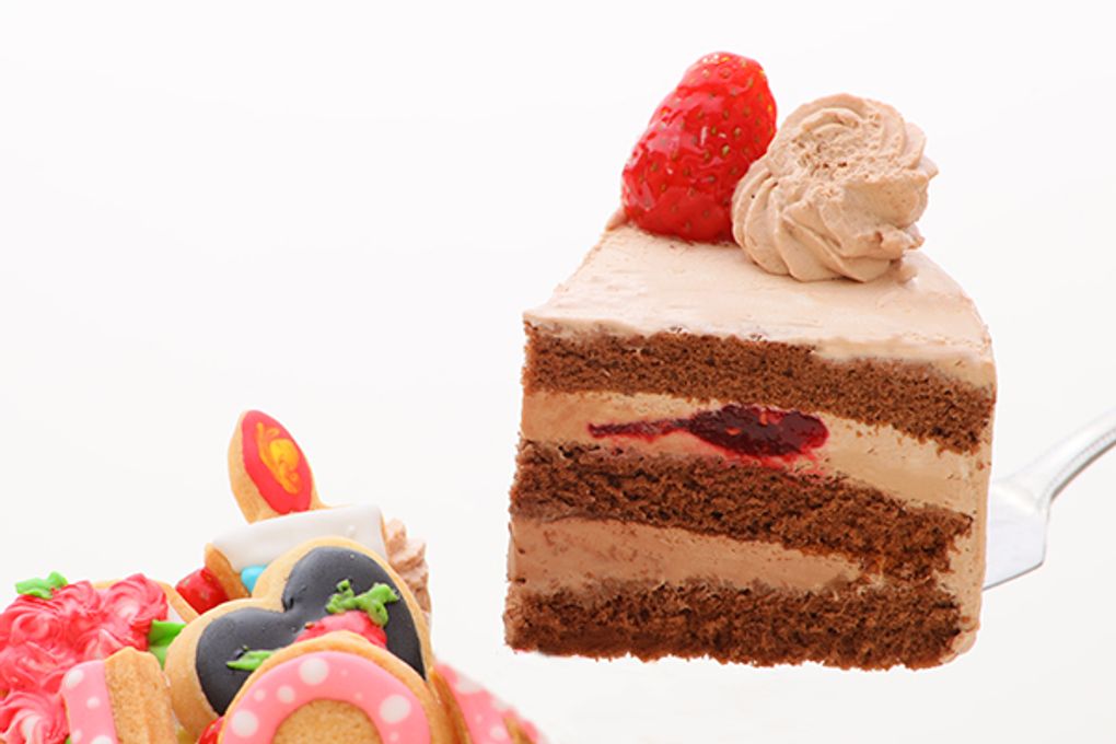 生チョコショート エレガントアイシングクッキーケーキ 4号 12cm （お得なアイシングセットです） ギフトに最適   3