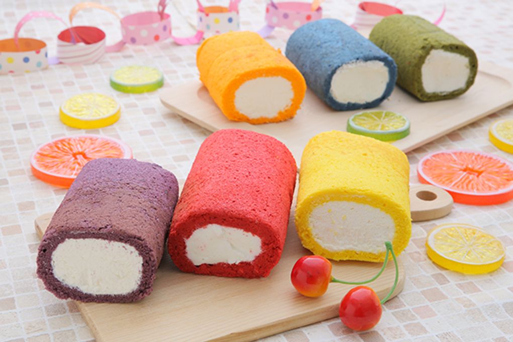 パーティーロールケーキ 選べる3色 1