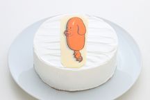 韓国ケーキ 5号 ホワイト 丸の写真ケーキ 15cm 2
