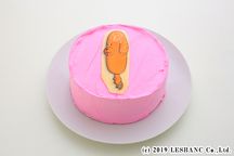 韓国ケーキ 5号 ピンク 丸の写真ケーキ 15cm 2