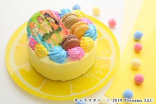 Newフォトケーキ 5号 イエロー 生クリーム 15cm 