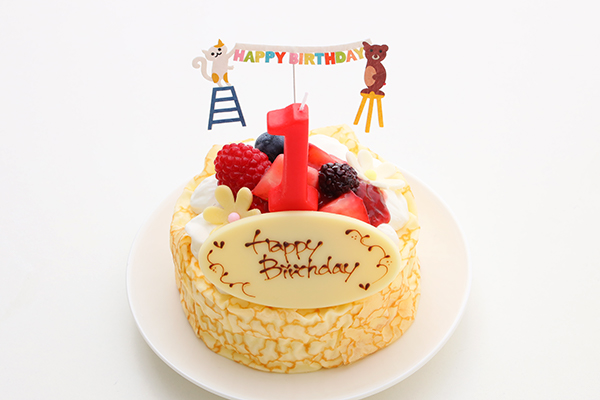 ファーストバースデーヨーグルト 3号 9cm（バース -BIRTH-） | Cake.jp