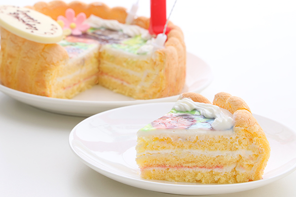 フォト付きファーストバースデーヨーグルト 4号 12cm 4