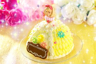 ドールケーキ イエロータイプ 5号 15cm