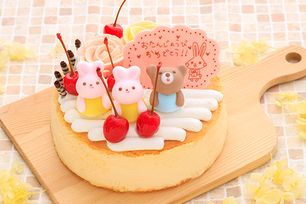 さくらんぼチーズケーキ