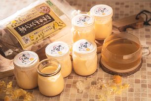 幸福（しあわせ）ぷりん 定番 とカワラケツメイ茶のギフトセット 