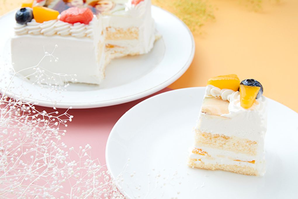 【爆買いSALE】≪送料無料≫スクエア写真ケーキ 4号 12cm 4