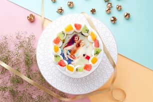 【爆買いSALE】≪送料無料≫写真ケーキ 丸型 4号 12cm