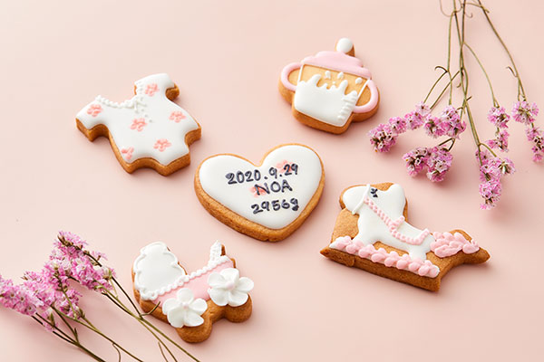 出産祝い アイシングクッキー！（sucre cresia） | Cake.jp