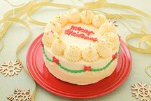 クリスマスケーキ2022 クリスマスの韓国風バタークリームデコレーション 6号 1